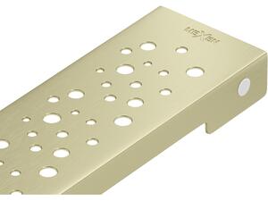 Mexen M12 maskovacia doska pre lineárny odtok 60 cm zlatá kartáčovaná - 1A21060