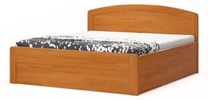 BMB MARIKA ART - masívna buková posteľ s úložným priestorom 200 x 200 cm
