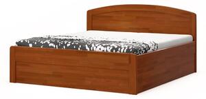 BMB MARIKA ART - masívna buková posteľ s úložným priestorom 160 x 200 cm