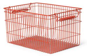 Ferm Living Úložný kôš Cala Stackable Baskets 2ks, poppy red