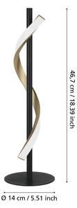 Eglo 902137 - LED Stmievateľná stolová lampa CONAPRATO LED/8,8W/230V čierna/zlatá