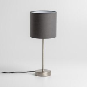 LED stolná lampa 1xE14/5W/230V sivá/matný chróm
