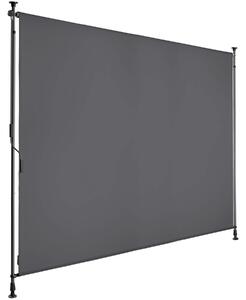 Markíza Taija s ručnou kľukou - 200 x 310 cm, svetlo šedá