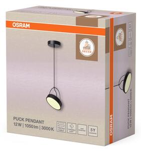 Osram - LED luster na lanku DECOR PUCK LED/12W/230V CRI 90 čierna
