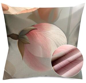 SATÉNOVÁ OBLIEČKA NA VANKÚŠ SATYNLOVE PREMIUM 40X40 CM KVETY