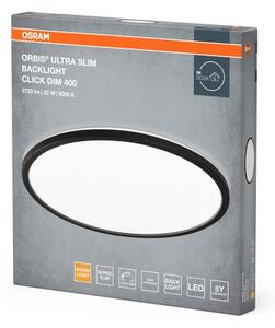 Osram - LED stmievateľné stropné svietidlo ORBIS ULTRA SLIM LED/22W/230V pr. 40 cm čierna
