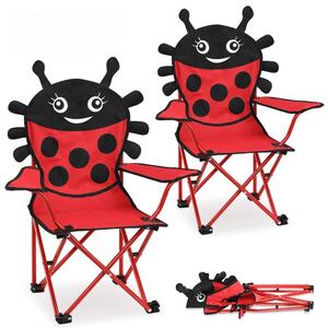 Detská skladacia stolička Beetle - sada 2 ks
