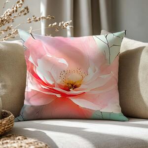 SATÉNOVÁ OBLIEČKA NA VANKÚŠ SATYNLOVE PREMIUM 40X40 CM KVETY