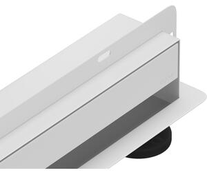 Mexen Flat Wall, sprchový žľab na stenu 2v1, 50 cm, biela, 1230050