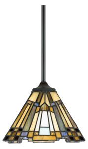 Elstead QZ-INGLENOOK-MP - Luster na tyči Tiffany INGLENOOK 1xE27/100W/230V