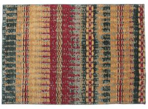 Koberec viacfarebný polyester 160 x 230 cm abstraktný vzor obdĺžnikový tvar boho štýl