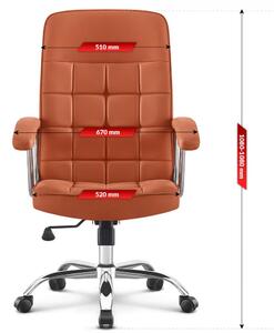 Otočná kancelárska stolička HC-1020 Brown