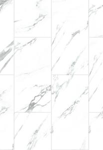 Mexen Glacier White Vinylové panely 610 x 305 mm LVT Dryback 2,5 mm, podklad, 4 V-Fuga, Jazz White - F1451-0610-305-255-4V1-01