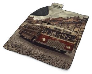 Sablio Plážová deka Historický autobus: 200x140 cm