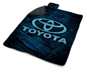 Sablio Plážová deka Logo Toyota Motor: 200x140 cm