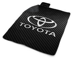Sablio Plážová deka Toyota Carbon: 200x140 cm
