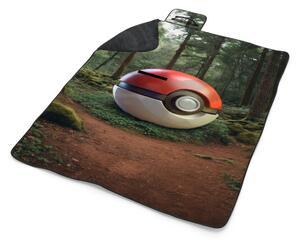 Sablio Plážová deka Pokemon ball Les: 200x140 cm