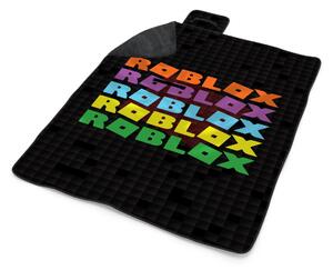 Sablio Plážová deka ROBLOX Farebný text: 200x140 cm