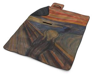 Sablio Plážová deka Výkrik - Edvard Munch: 200x140 cm