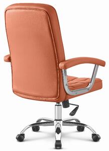 Otočná kancelárska stolička HC-1020 Brown Hnedá