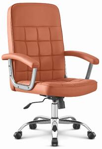 Otočná kancelárska stolička HC-1020 Brown Hnedá
