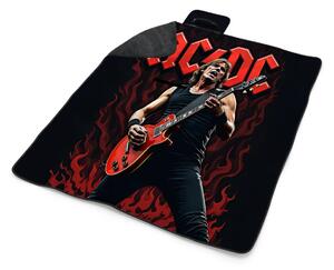 Sablio Plážová deka ACDC Gitarista: 200x140 cm
