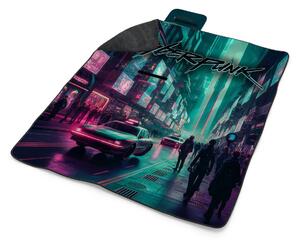 Sablio Plážová deka Cyberpunk 2077 Mesto: 200x140 cm