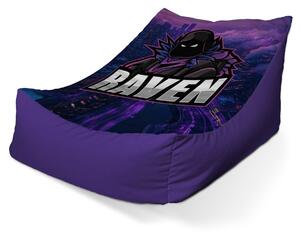 Sablio Sedací vak Lounge FORTNITE RAVEN Steampunk mesto - 80 x 95 x 50 cm