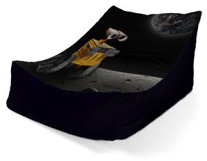 Sablio Sedací vak Lounge Wall-E robot Mesiac - 80 x 95 x 50 cm