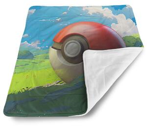 Sablio Deka pre bábätko Pokemon ball Krajina - 80x100 cm