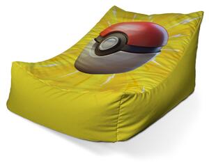 Sablio Sedací vak Lounge Pokemon ball Explózia - 80 x 95 x 50 cm