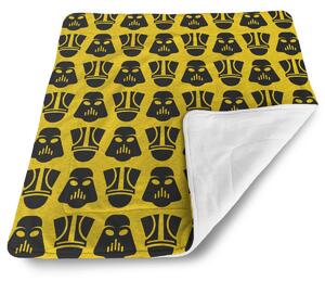 Sablio Deka pre bábätko Star Wars Stormtrooperi Pattern na žltej - 80x100 cm