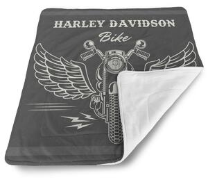 Sablio Deka pre bábätko Harley-Davidson S krídlami - 80x100 cm