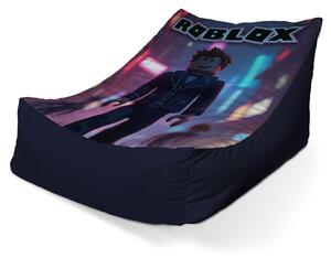 Sablio Sedací vak Lounge ROBLOX Neónové mesto - 80 x 95 x 50 cm