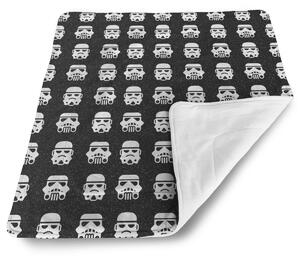 Sablio Deka pre bábätko Star Wars Stormtrooper Pattern - 80x100 cm