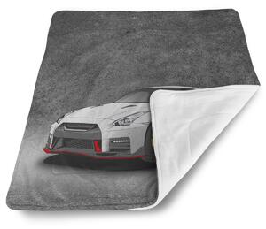 Sablio Deka pre bábätko Nissan GTR 35 Sivý - 80x100 cm