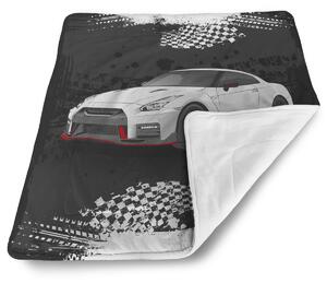 Sablio Deka pre bábätko Nissan GTR 35 Čierny - 80x100 cm