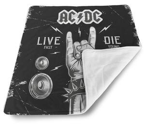 Sablio Deka pre bábätko ACDC Live fast, die young - 80x100 cm