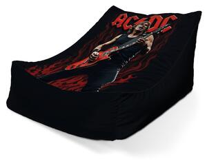 Sablio Sedací vak Lounge ACDC Gitarista - 80 x 95 x 50 cm