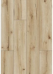 Mexen Sun Valley vinylové panely 1227 x 187 mm LVT Dryback 2,5 mm, PVC podložka, 4 V-drážka, Dub - F1306-1227-187-255-4V1-01