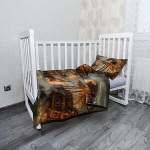 Sablio Mikroplyšové detské obliečky do postieľky Plachetnica vo vlnách - 130x90 / 40x60