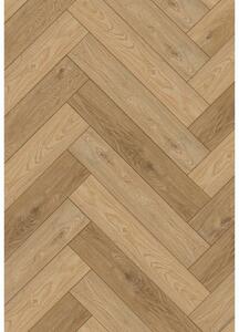 Mexen Sunset Hills Vinylové panely rybia kosť 635 x 127 mm SPC 6,5 mm, podložka 1,5 mm, 4 V-drážka, Dub