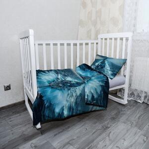 Sablio Mikroplyšové detské obliečky do postieľky Vojnová loď prerážajúca oceán - 130x90 / 40x60