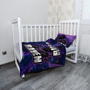 Sablio Mikroplyšové detské obliečky do postieľky FORTNITE RAVEN Steampunk mesto - 120x90 / 40x60