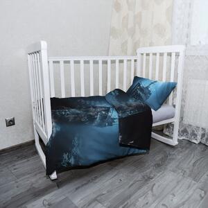 Sablio Mikroplyšové detské obliečky do postieľky Vrak lode na dne mora - 130x90 / 40x60