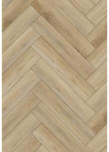 Mexen Worcester vinylové panely rybia kosť 635 x 127 mm SPC 6,5 mm, podložka IPEX 1,5 mm, 4 V-Fuga, Dub