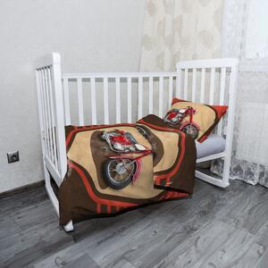 Sablio Mikroplyšové detské obliečky do postieľky Jawa panelka Vintage - 120x90 / 40x60