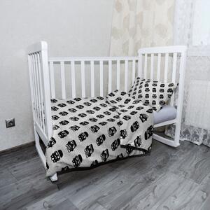 Sablio Mikroplyšové detské obliečky do postieľky Star Wars Stormtrooper Pattern šikmý - 130x90 / 40x60