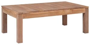 Konferenčný stolík z teakového dreva prírodný vrch 110x60x40 cm