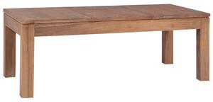 Konferenčný stolík z teakového dreva prírodný vrch 110x60x40 cm